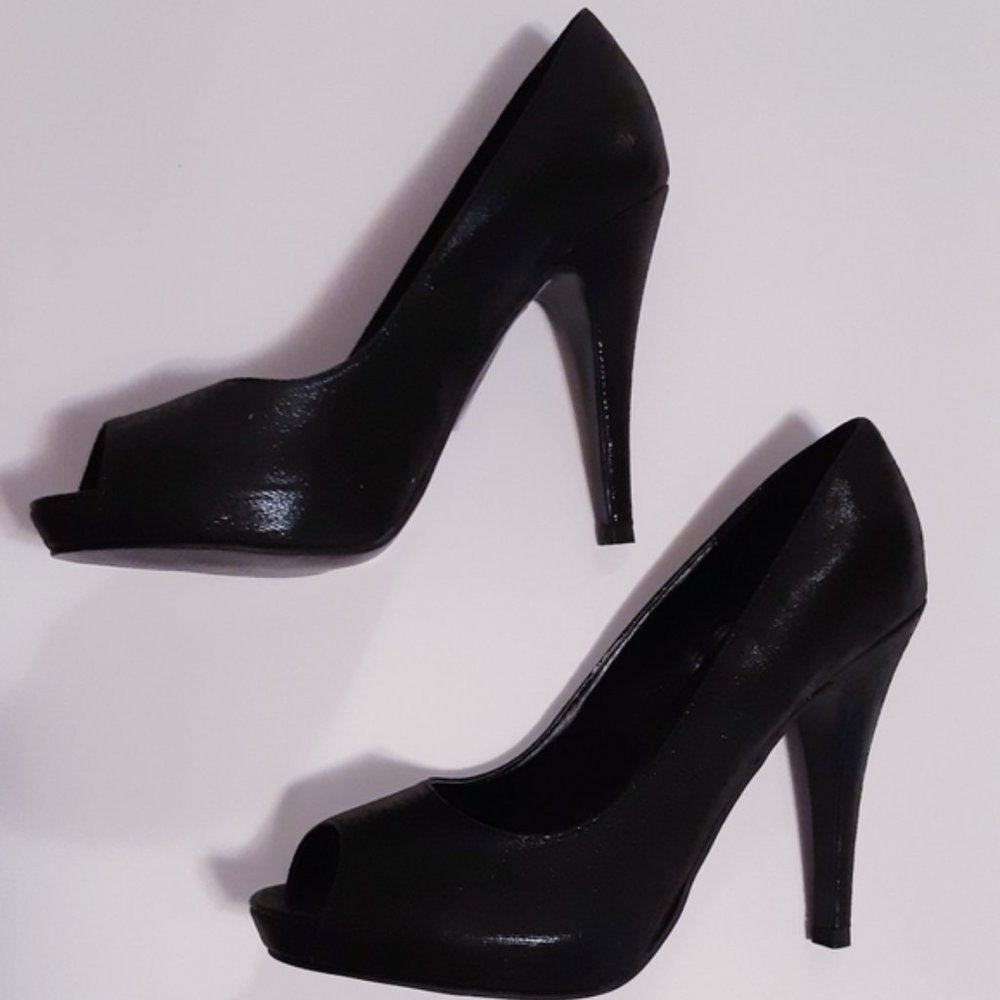 Call It Spring Black Pumps - Picture 5 of 7